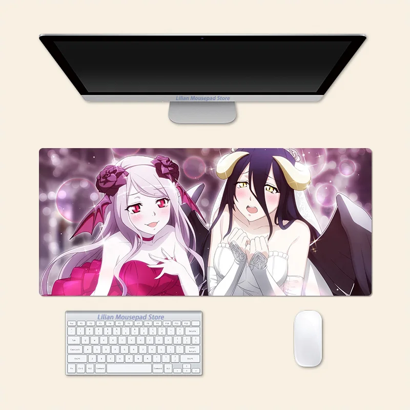 Sexy Shalltear Bloodfallen Anime Large Mouse Pad Office Mousepad Creative Game Desk Mat Gift