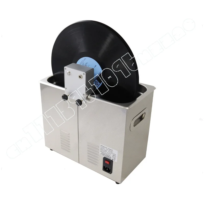 

Vinyl Record Cleaning Machine 6L Small Stainless Steel Automatic Bracket DJ Disc Cleaning Machine