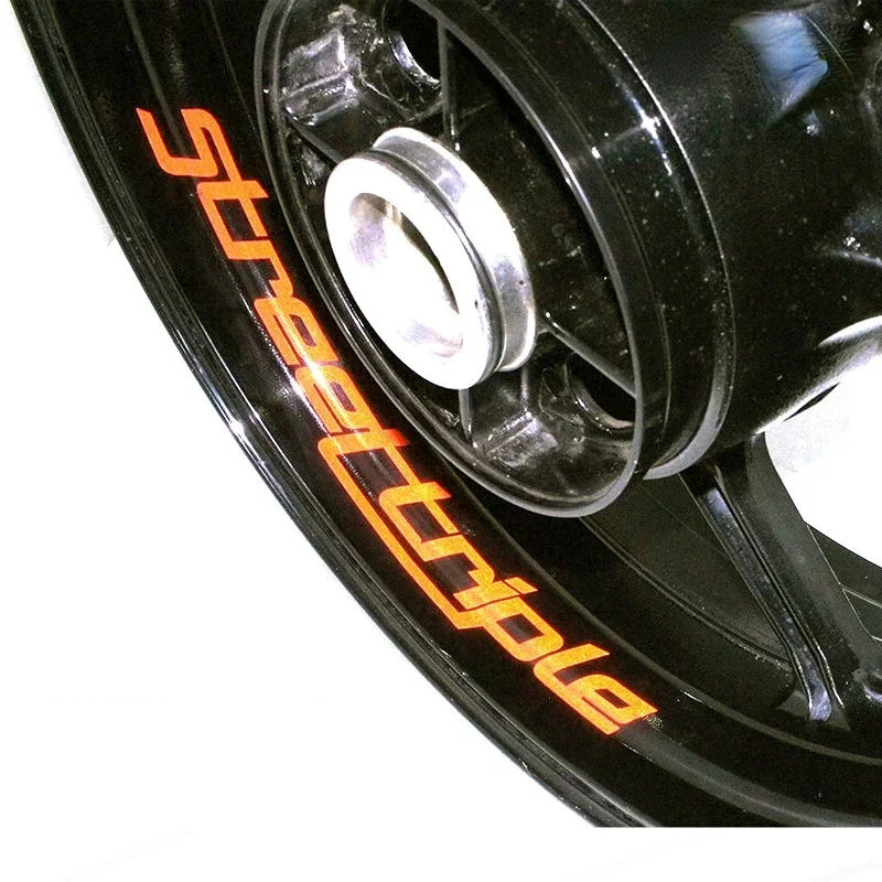 high quality Motorcycle Wheel Sticker stripe Reflective Rim FOR  STREETTRIPLE