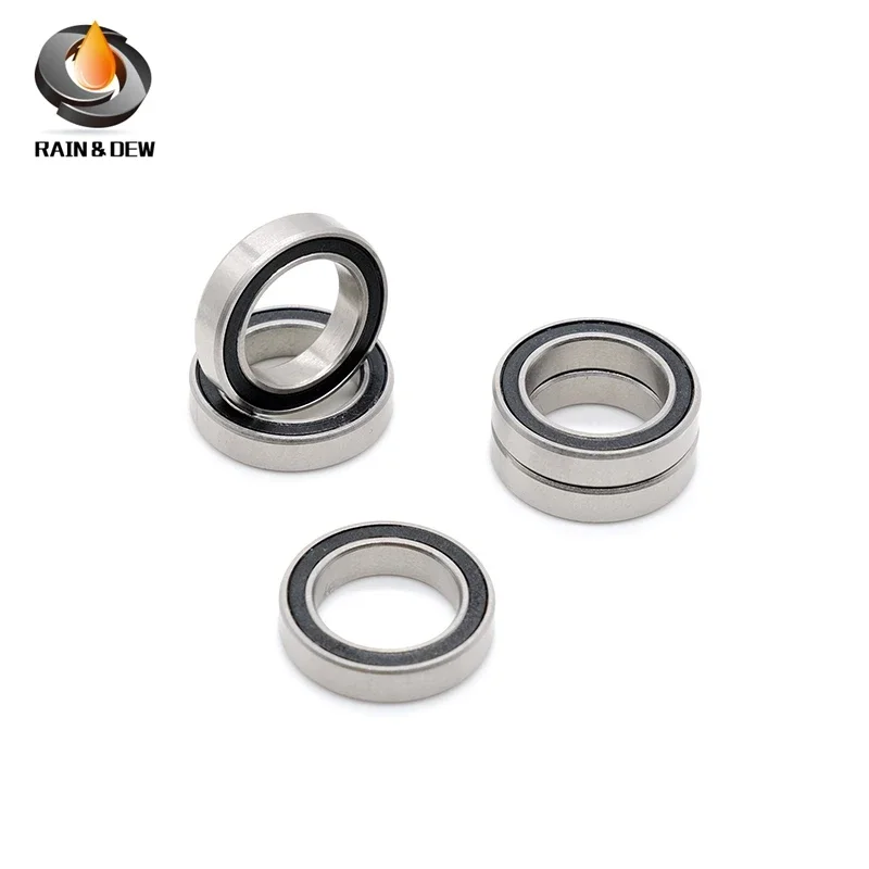 10P S6701 RS Stainless Steel Hybrid Bearing ABEC-7 12x18x4 mm S6701-2RS CB Ball Bearings S61701RS S6701 2RS With Black Sealed