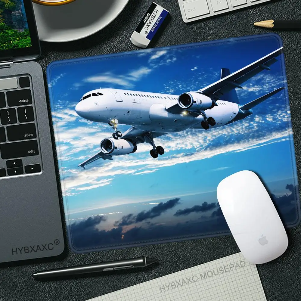 Airplane Flight Clouds Small Gaming Mouse Pad Gamer Keyboard Mousepad Computer Office Mouse Mat Laptop Anime Mause pad Desk Mat