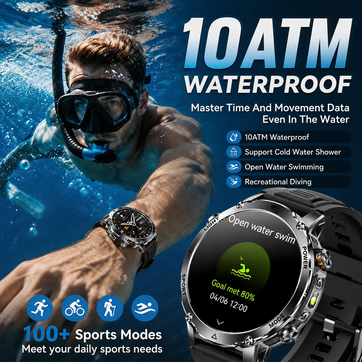 2026 New 1400mAh Big Capacity - Smartwatch Store ulasan dan harga