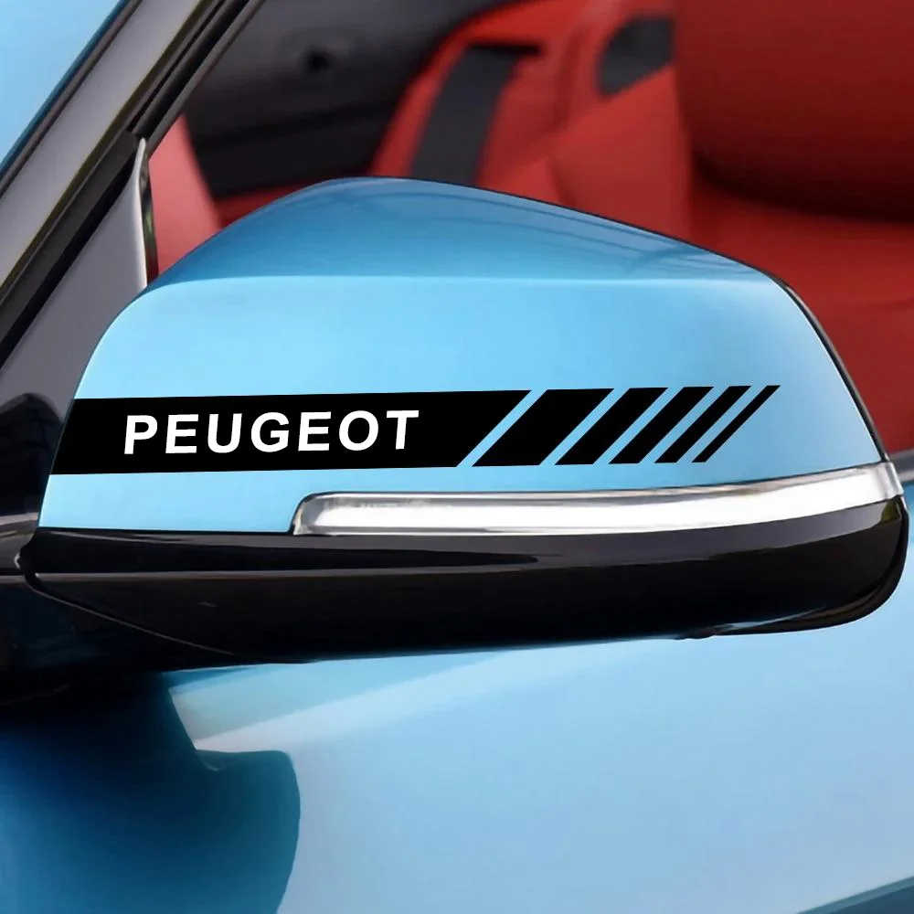 

Car rearview mirror anti-wear protection decorative sticker for Peugeot 206-208 408 4008 306-308 3008 5008 RCZ auto parts tools