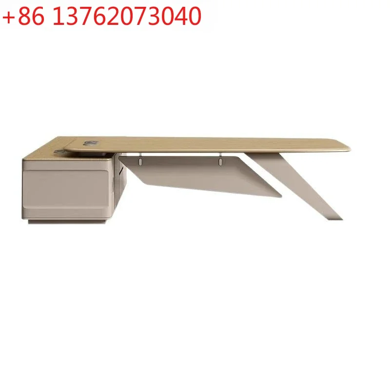 Boss table, desk, simple modern light luxury large class desk, president supervisor table