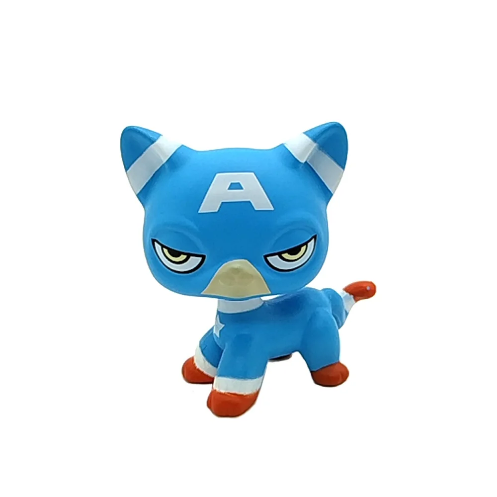 LPS Toys Rare Pet Shop Blue Cat Animals Figure Kid Gift