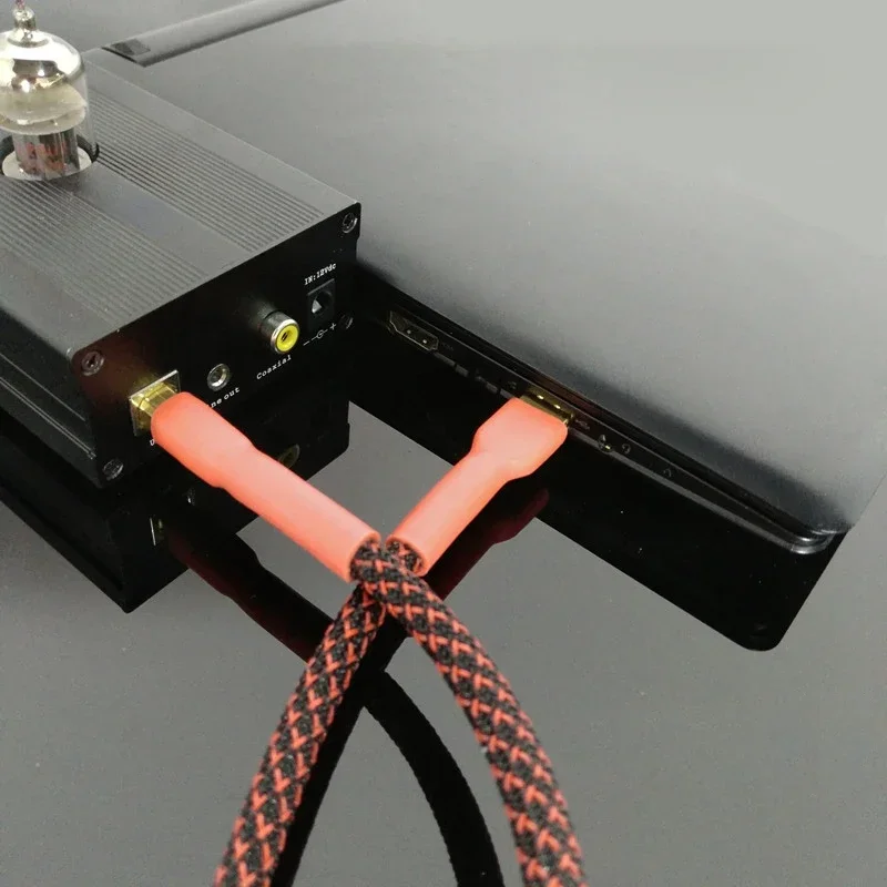 Cable USB audiófilo HiFi Cable USB 2,0 A a B de gama alta tipo A macho a tipo B macho Cable Digital de transferencia de datos HiFi para DAC