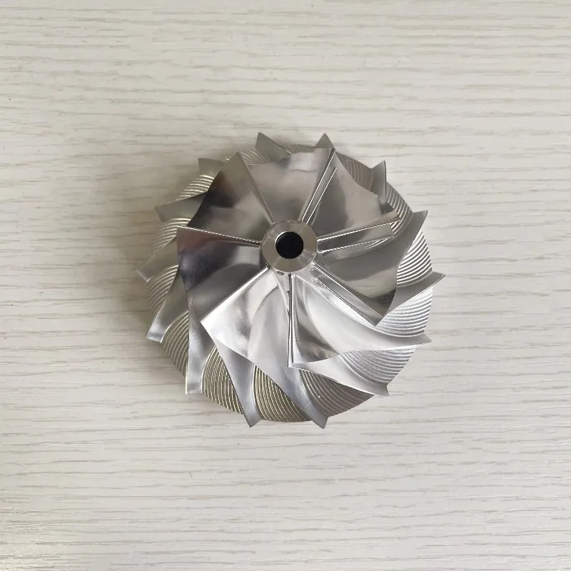 HX40 57,97/85,98 mm 7+7 bladen 3594834 Hoogwaardig aluminium 2618/frezen/bilet-compressorwiel