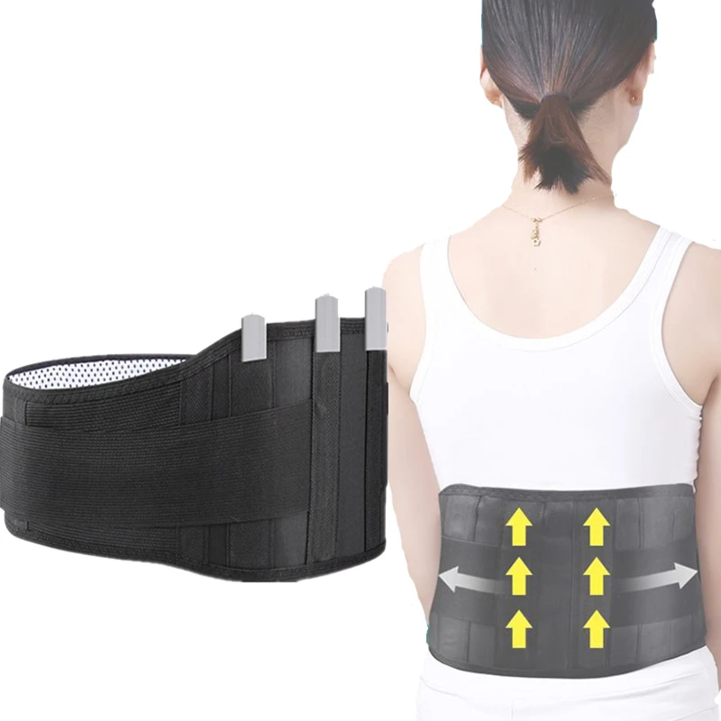 New Adjustable Waist Tourmaline Self heating Magnetic Therapy Back Waist Support Belt Lumbar Brace Massage Band Health Care