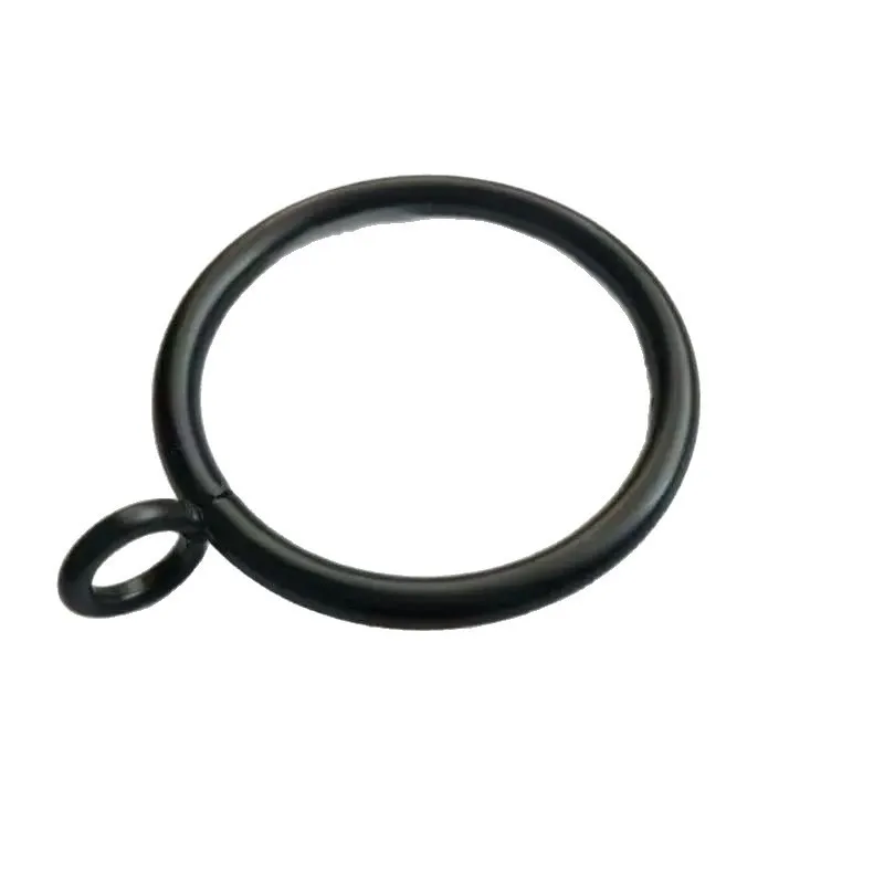 23 pcs 50mm Eyelet Curtain Hangers, Rust Resistant Finish and Easy Install Simple Hang, ideal for Home Fabric Hanging, Black