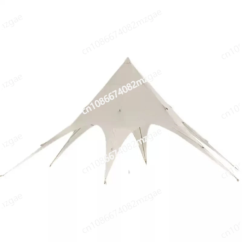 Camping tent super large camp with Wanzhongshan sun protection rain protection single peak double peak three peak awning