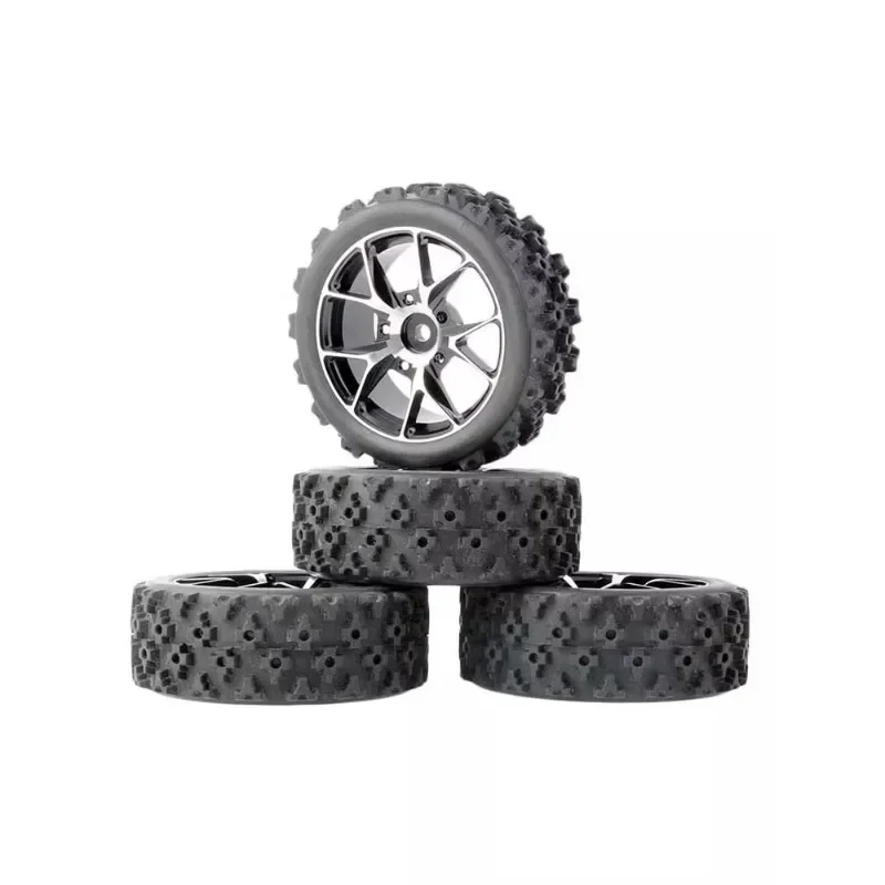 

1/10 RC Racing Car Wheels Rally Tyre & On Road Tires 12mm Hex for Tamiya XV01 XV02 TA06 TT01 TT02 PTG2 144001 A959 HPI