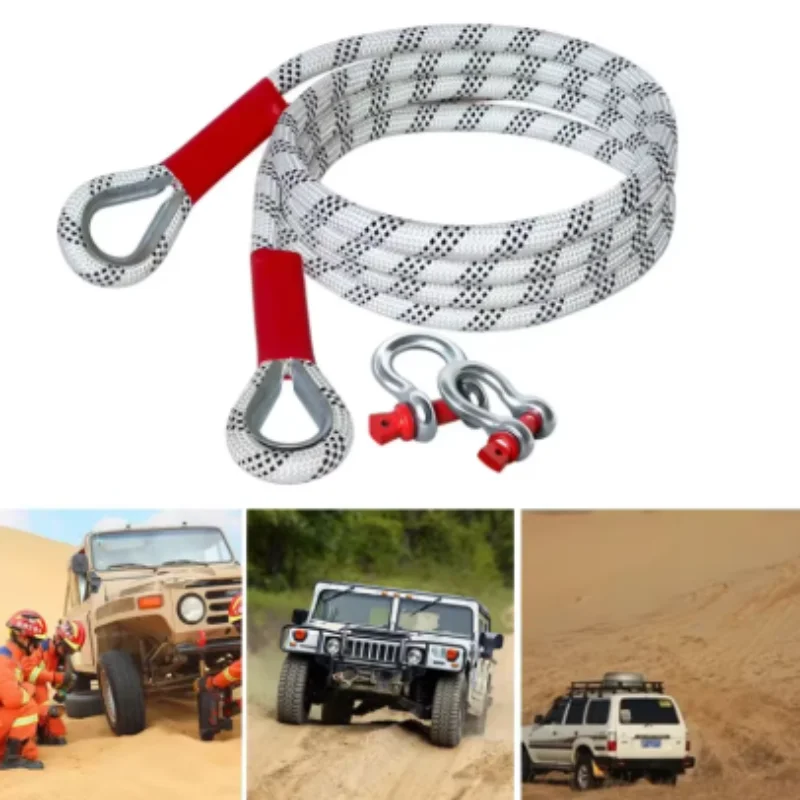 

1PCS Reliable and Wear-resistant New Car Towing Rope Off-road Vehicle Can Tow 20 Tons of Rescue Rope Upgraded Version