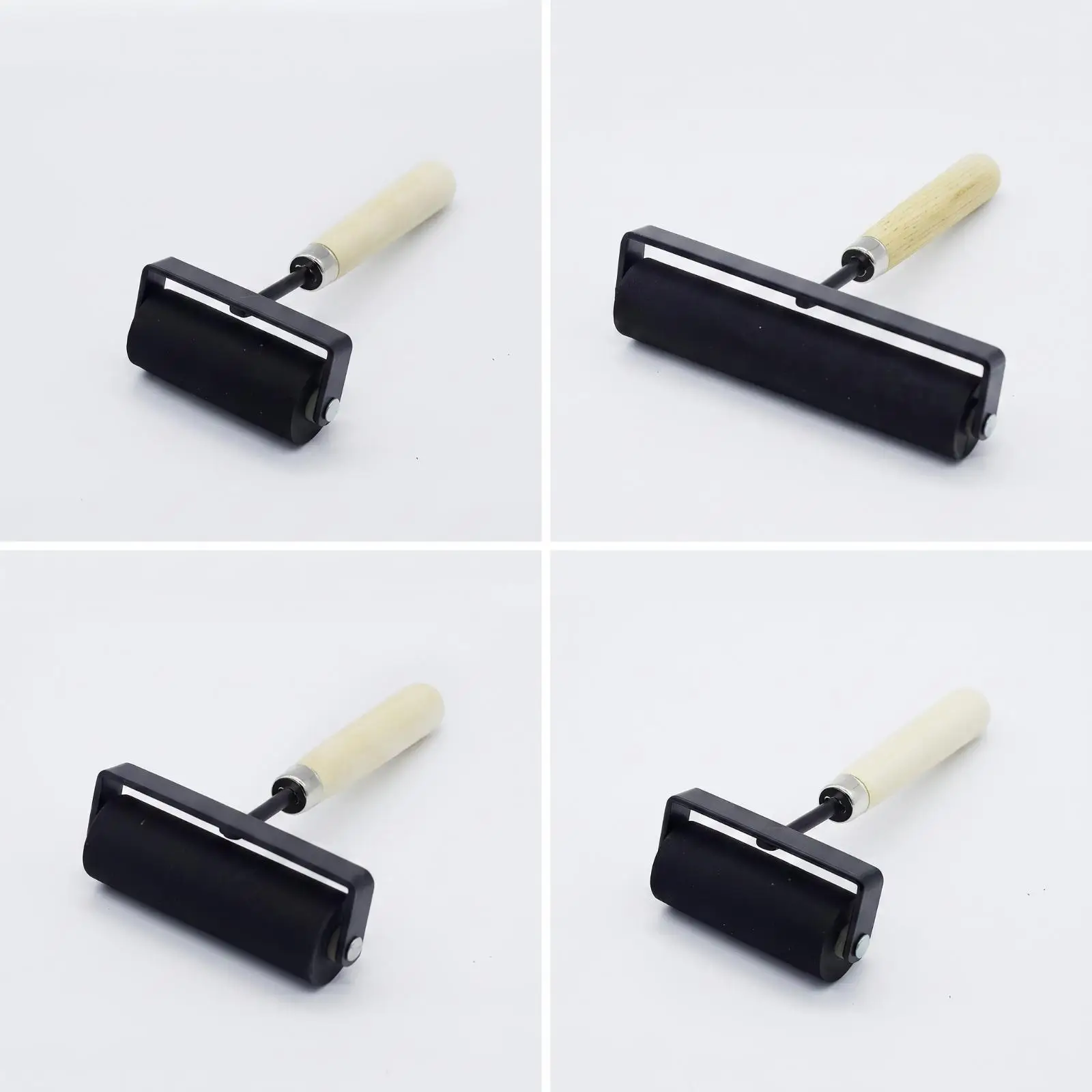Printmaking Roller Comfortable Rubber Brayer Economical for Art Teachers
