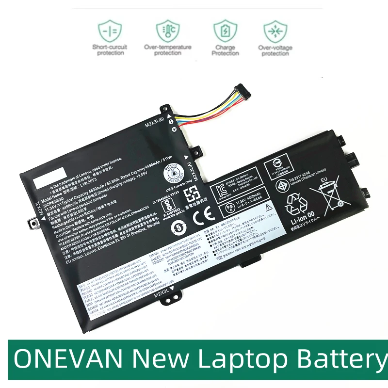 

ONEVAN New L18L3PF3 Battery For Lenovo S340-14API 14IWL S340-15IWL 15API C340-15IIL FLEX-15IML L18C3PF6 L18M3PF7 L18C3PF7