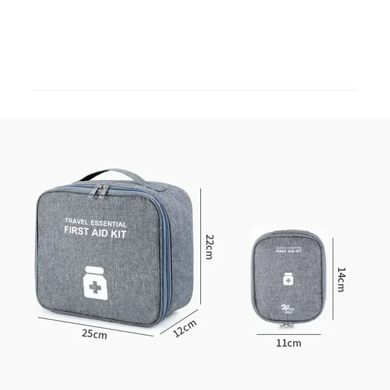 Home First Aid Kit Large Capacity Empty Medicine Storage Bag Portable Travel  Box Survival  Emergency Bag For Car