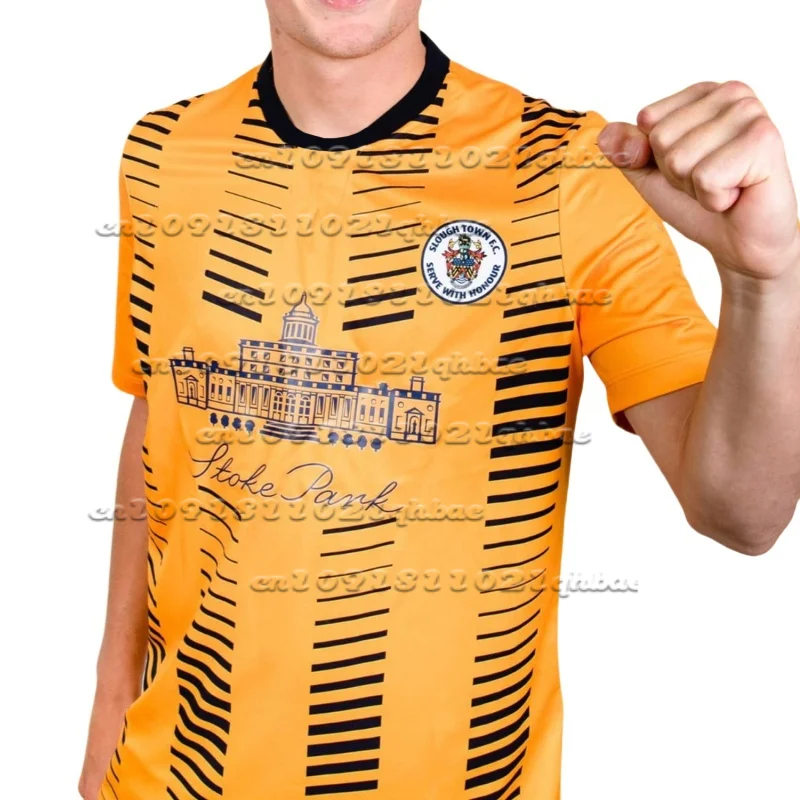 

2025 Popular Men's Breathable Sportswear, England Slough Town Football Jersey, Adult KIDS Quick Drying Plus Size Casual T-Shirt