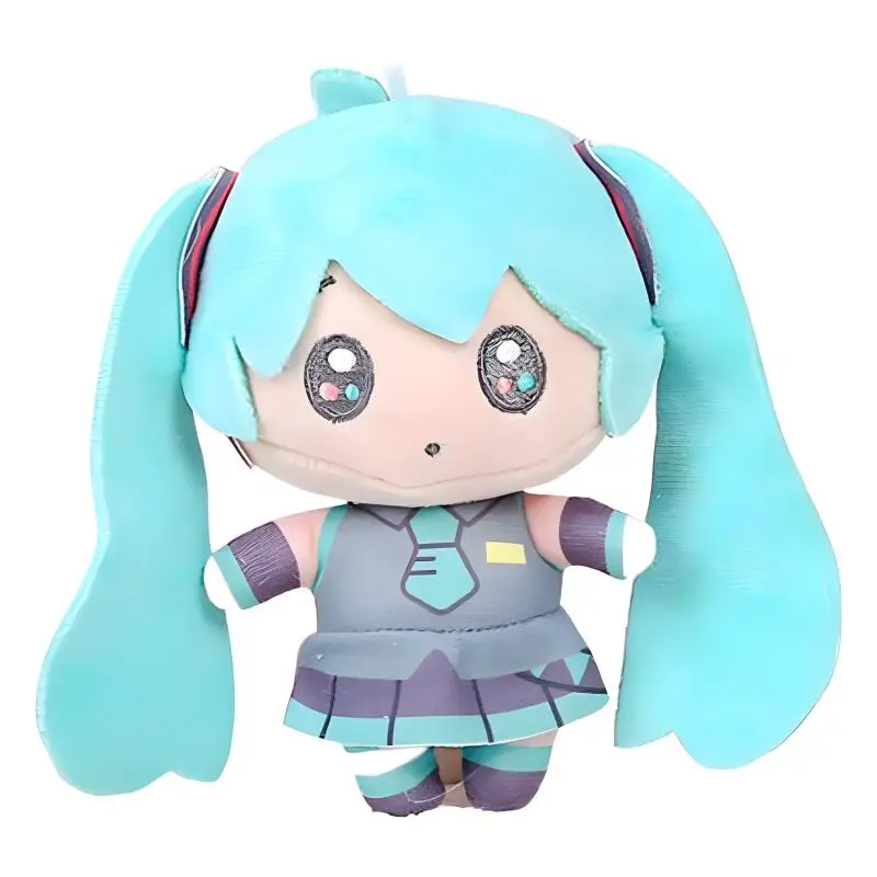 Cute Virtual Singer Plush Doll Pendant Lovely Toy Schoolbag Ornament All Match Keychain Gift for Young Girls Daily Decor