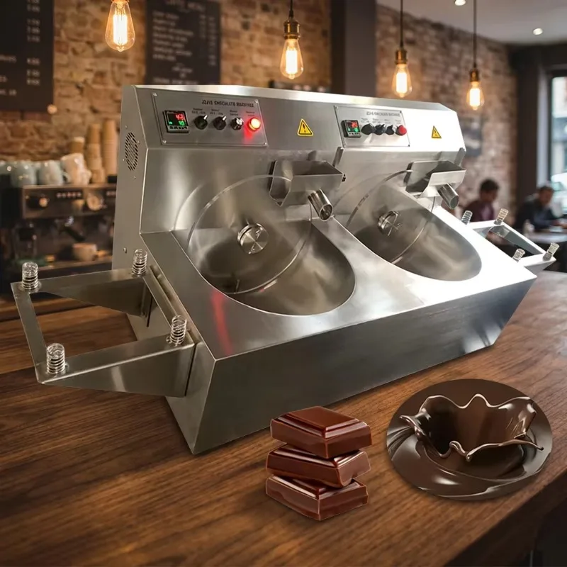 Automatic New Electric Chocolate Tempering Machine & Melter for Home Use Bakery and Candy Making