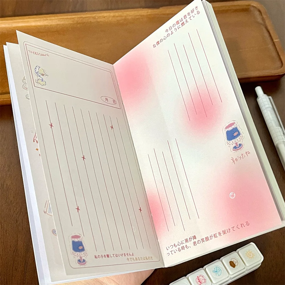 

Новый еженедельный планировщик в стиле INS: милый блокнот для студентов, популярный еженедельник для работы и учебы, канцелярские товары к школе