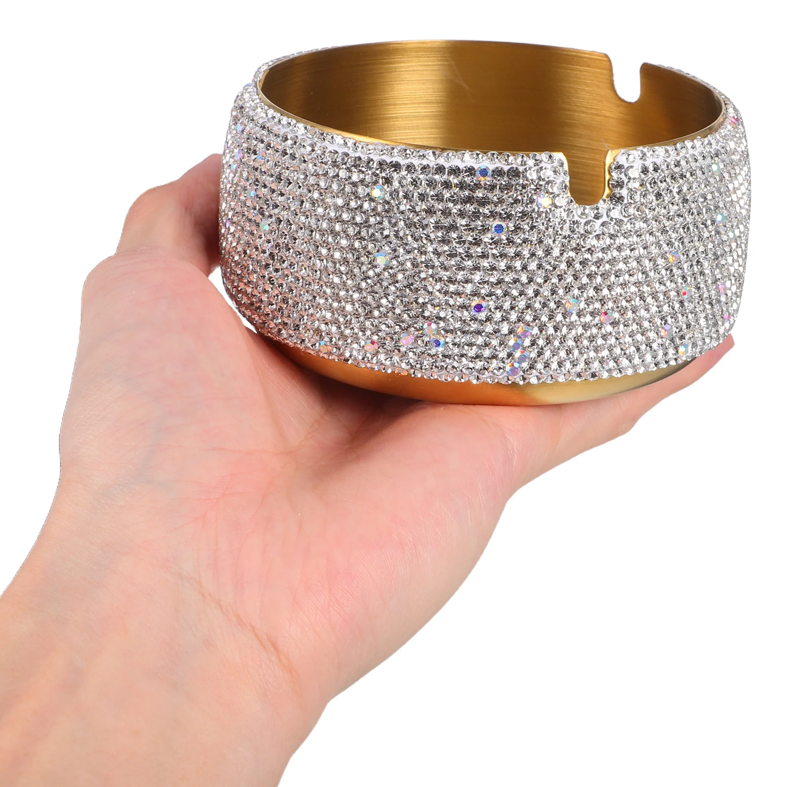 

High-end Ashtray Ashtrays for Smokers Cigarette Container Stainless Steel Office