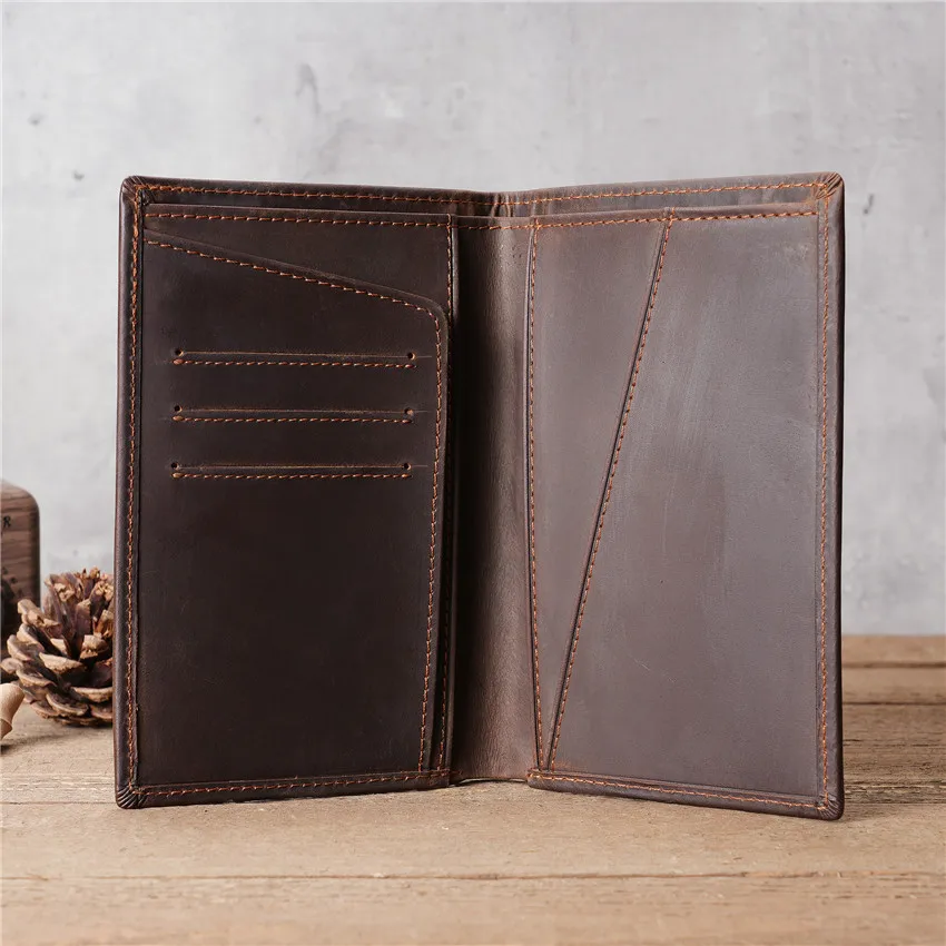 

Men's Card Hoder Minimalist High Quality Fahion Travel Pocket Wallets RFID Blocking Credit Card Holder Portable Leather Wallets