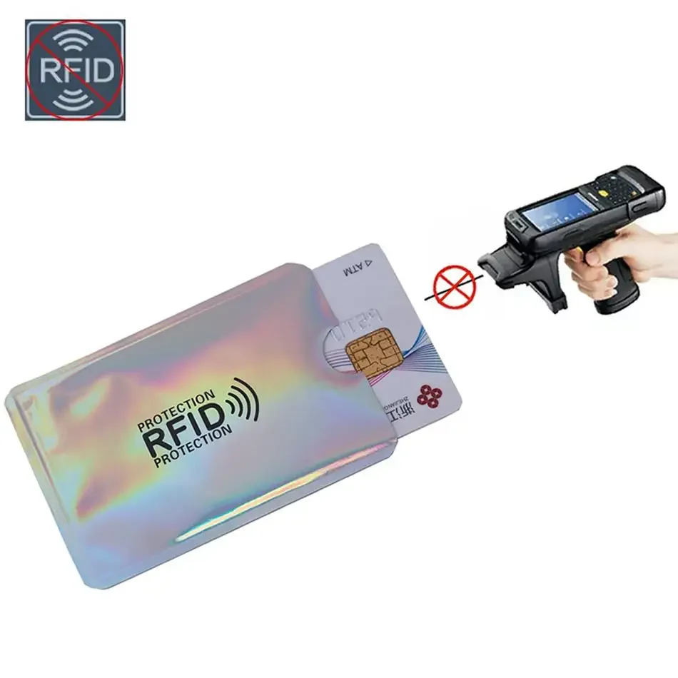 Anti Rfid Wallet Bank Card Holder Id Bank Card Case Protection Metal Credit Card Holder