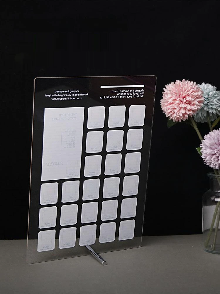Nagel Swatch Farbkarte Display Diagramm Nagel Display Board Gel Polnisch Vorlage Nail Art Probe Ständer Acryl Palette für Nagel Salon