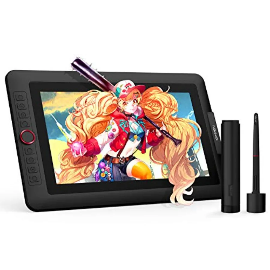 

13.3 Inch Graphics Drawing Tablet with Full-Laminated Screen and Adjustable Stand for Artists 8 Shortcut Keys 8192 Pressure Lev