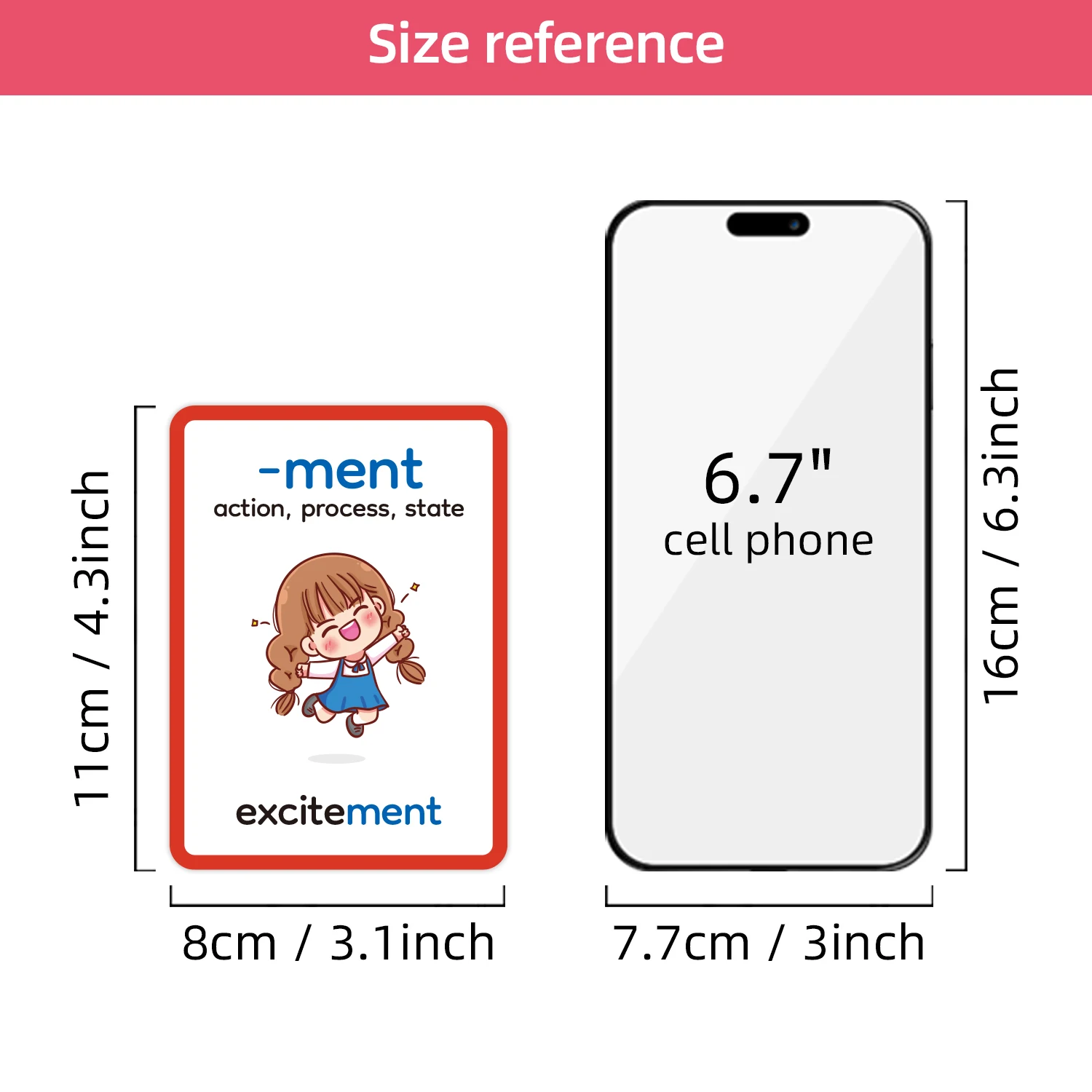 Cartes flash d'apprentissage des premiers et des suffixes double face, 15 pièces, maîtrisez facilement la formation des mots, idéales pour l'école à domicile et l'éducation