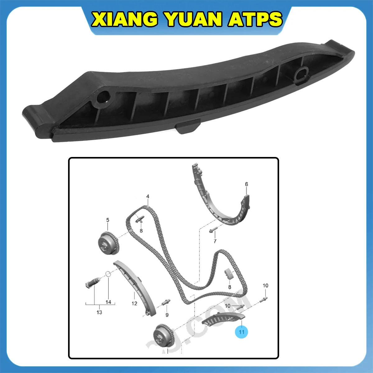 

94610506800 Camshaft Crankshaft Guide Rail Fits for Porsche Cayenne E2 92 2011-2018 Macan 95 2014-2018 Panamera 970 97 2010-2016