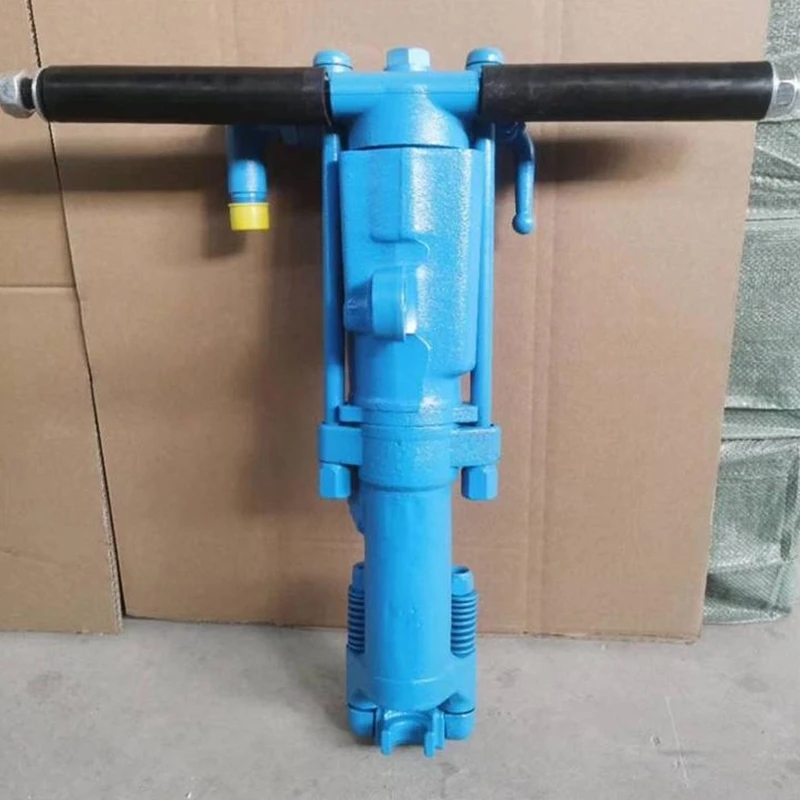 คุณภาพสูงมือถือ Y19A Rock เจาะแบบพกพานิวเมติกแจ็คค้อนสําหรับ Mining ปรับแต่งมือถือ Pusher ขา Rock เจาะ