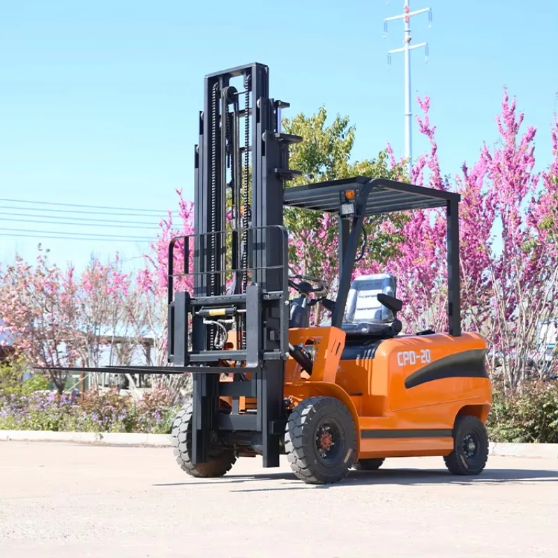 Ergonomic Control Handle 3.5 Ton Reach Electric Forklift Safe Comfortable High Rack Pallet Handling Vehicle