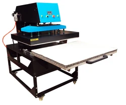 Hot sale single bed 80x100 station pneumatic automatic garment t-shirt 100x120 sublimation heat press machine