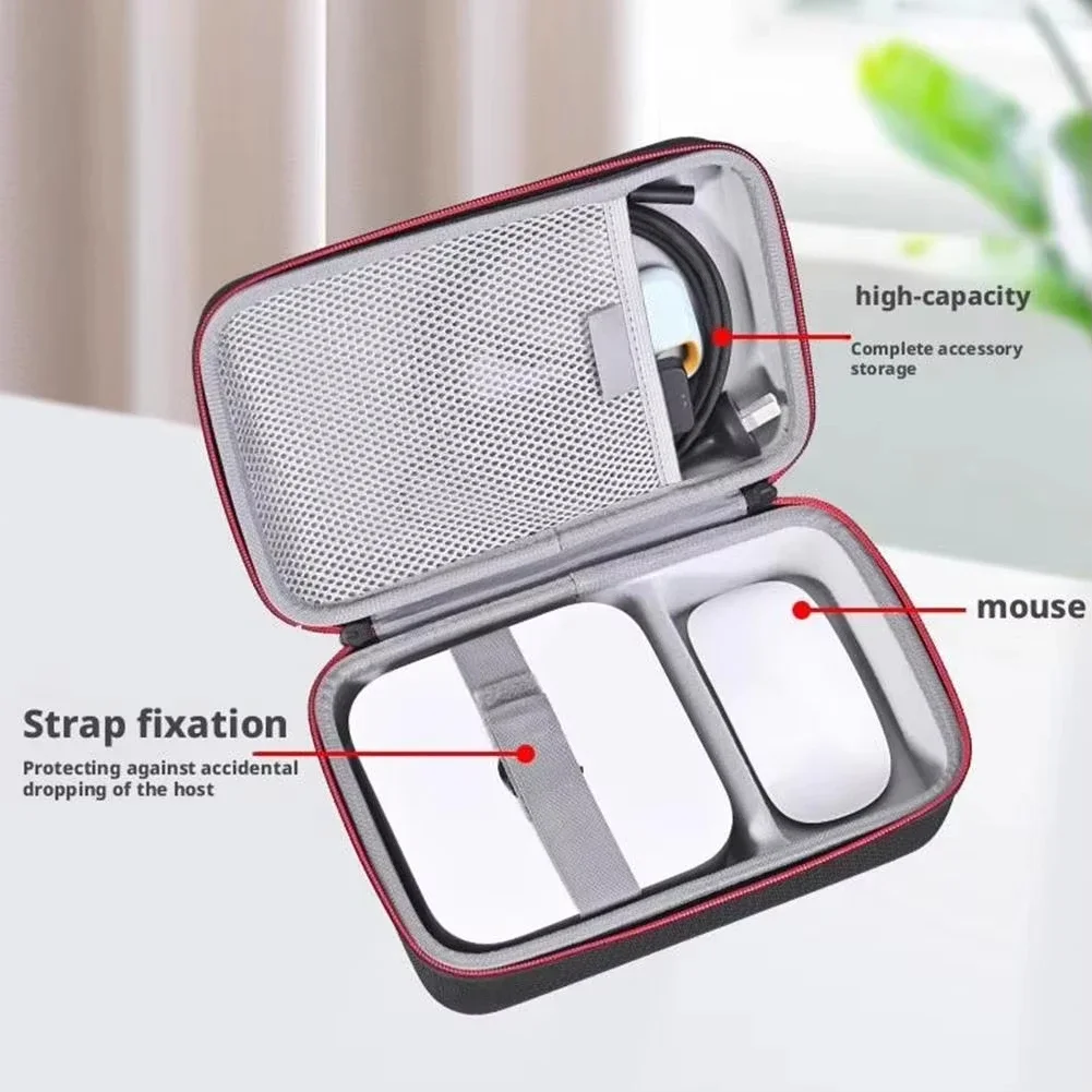 For Mac Mini M4 Storage Bag EVA Shock Resistance Anti Scrarch Computer Laptop Organizer Outdoor Travel For Mac Mini M4 Accessori