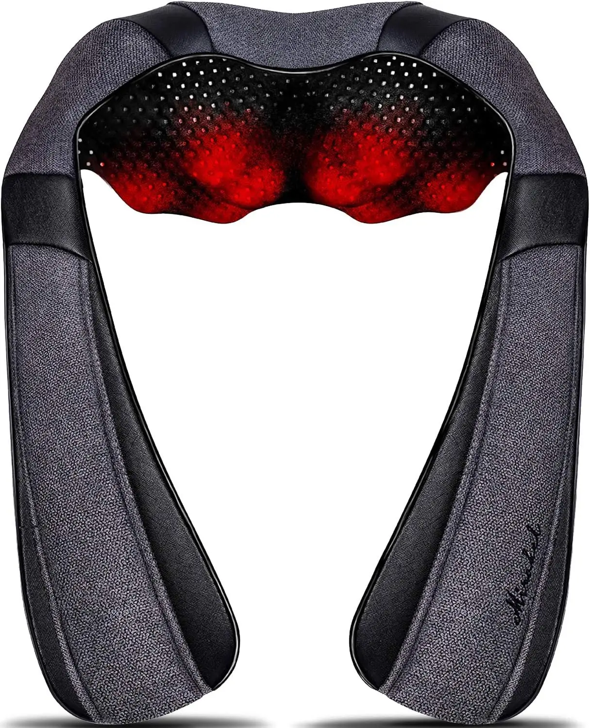 

Electric Shiatsu Neck and Back Massager with Heat, Deep Tissue Kneading for Pain Relief - Ergonomic Design, Perfect Gift