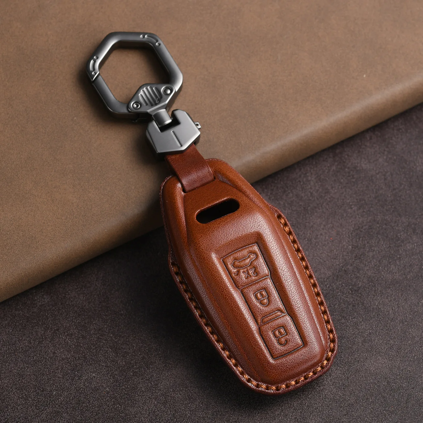 Leather Car Key Cov…