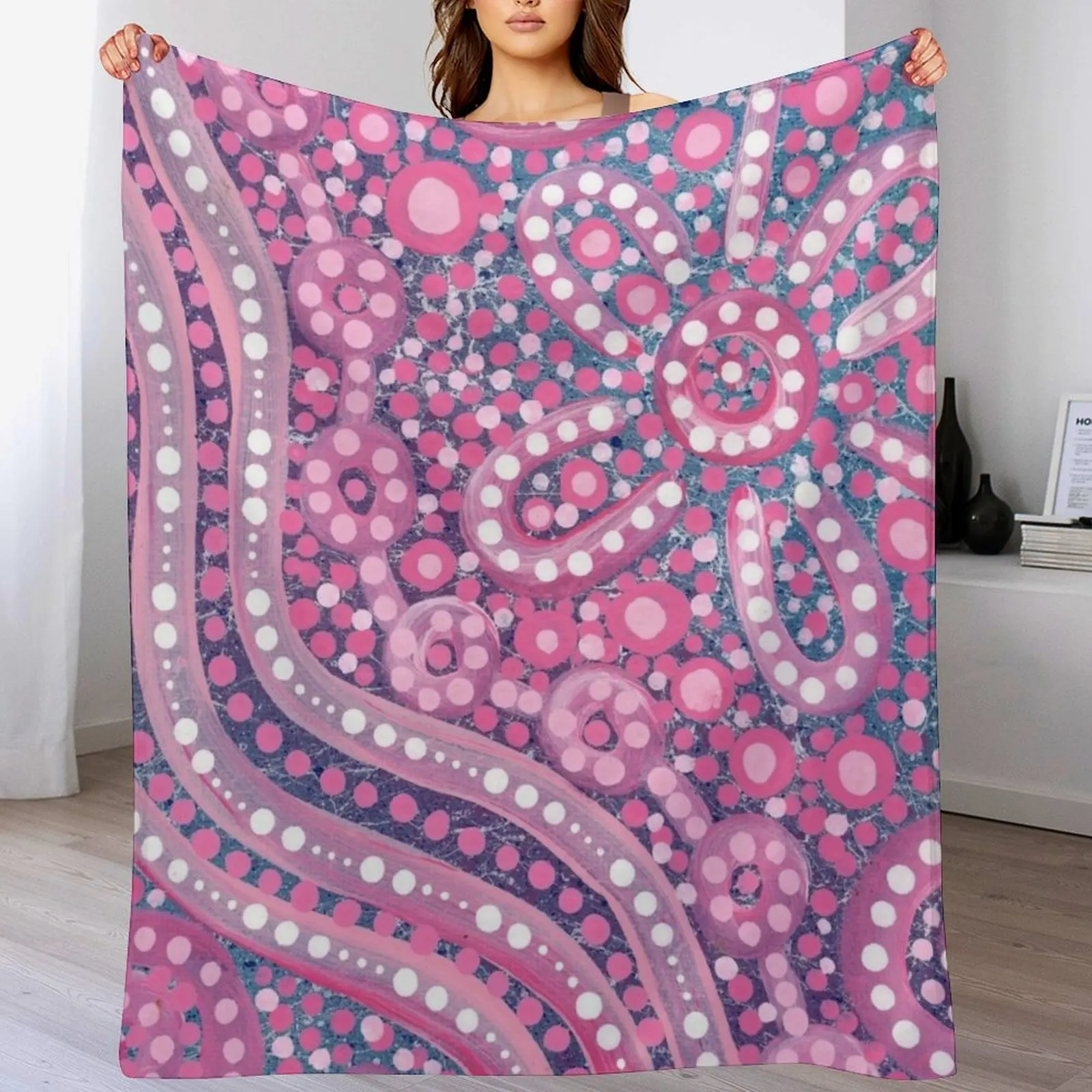 

Family Gathering Throw Blanket Hairy Heavy Extra Large Throw for babies Blankets