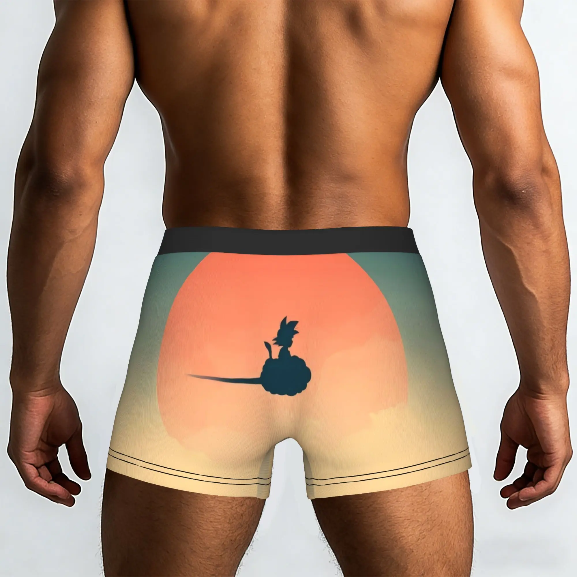 Goku and the Flying Nimbus Dragon Ball Underpants Breathbale Panties Man Underwear Comfortable Shorts Boxer Briefs