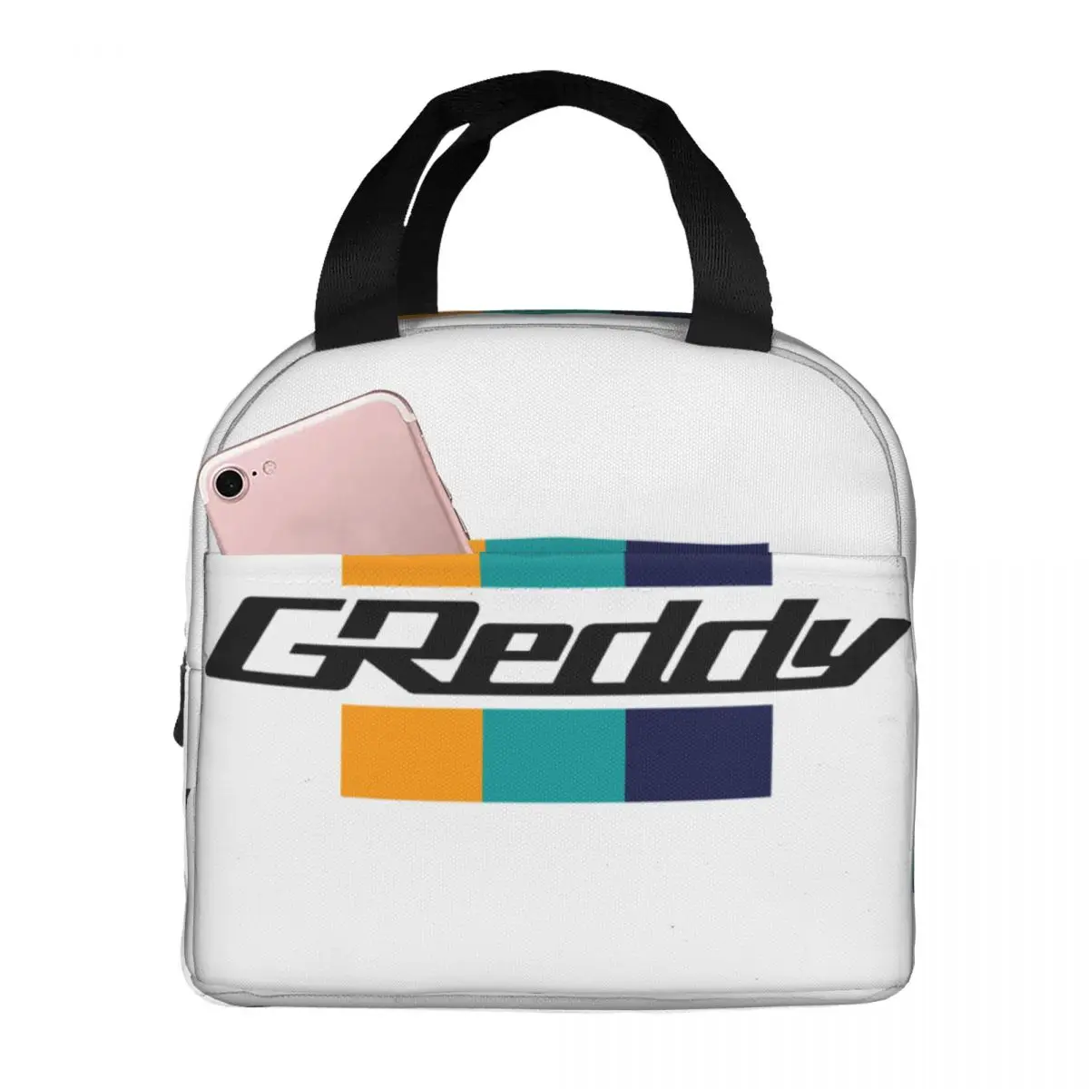 Greddys Racing Insulated Lunch Bags for Work School Portable Thermal Cooler Lunch Box