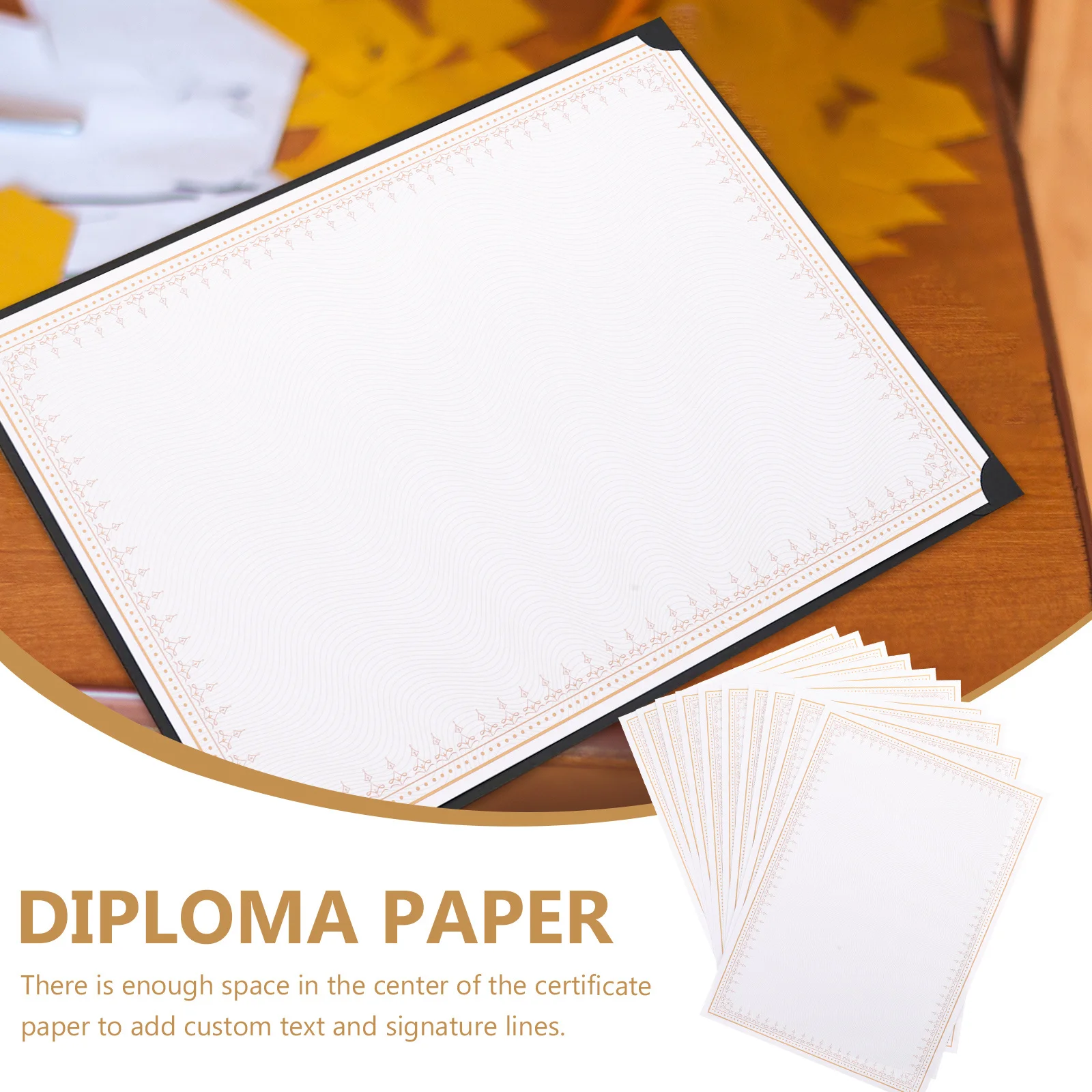 

10 шт. сертификатная бумага, удобная фиксация для академических наградов, записываемая пустая внутренняя страница для печати, сертифицированная бумага