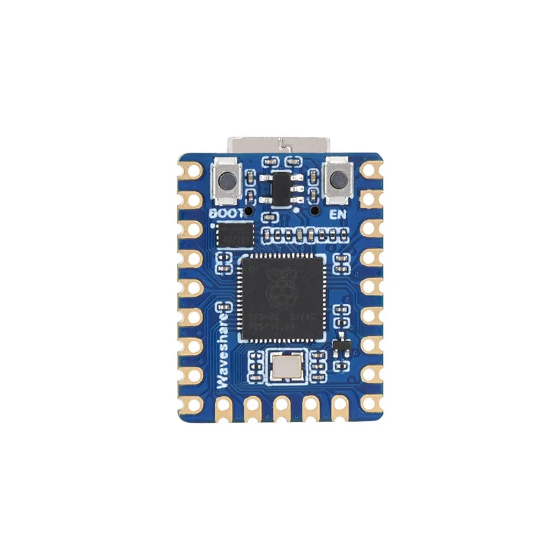 RP2040 Mini Development Board, Dual-Core 133MHz, 5x5 RGB LED Matrix, 2MB Flash, USB-C, 20 GPIO, MicroPython Arduino