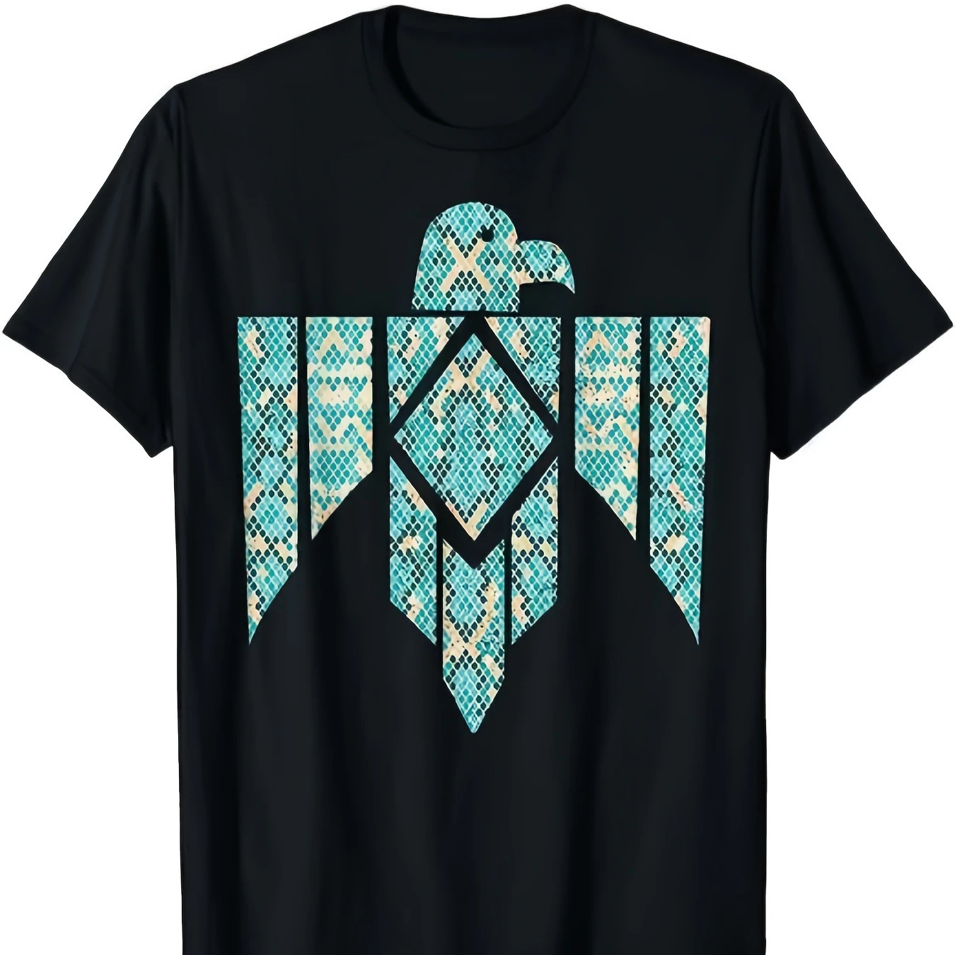 

Aztec Native American Indian Bird Vintage Graphic T-Shirt 100% Cotton O-Neck Short Sleeve Summer Casual Mens T-shirt Streetwear