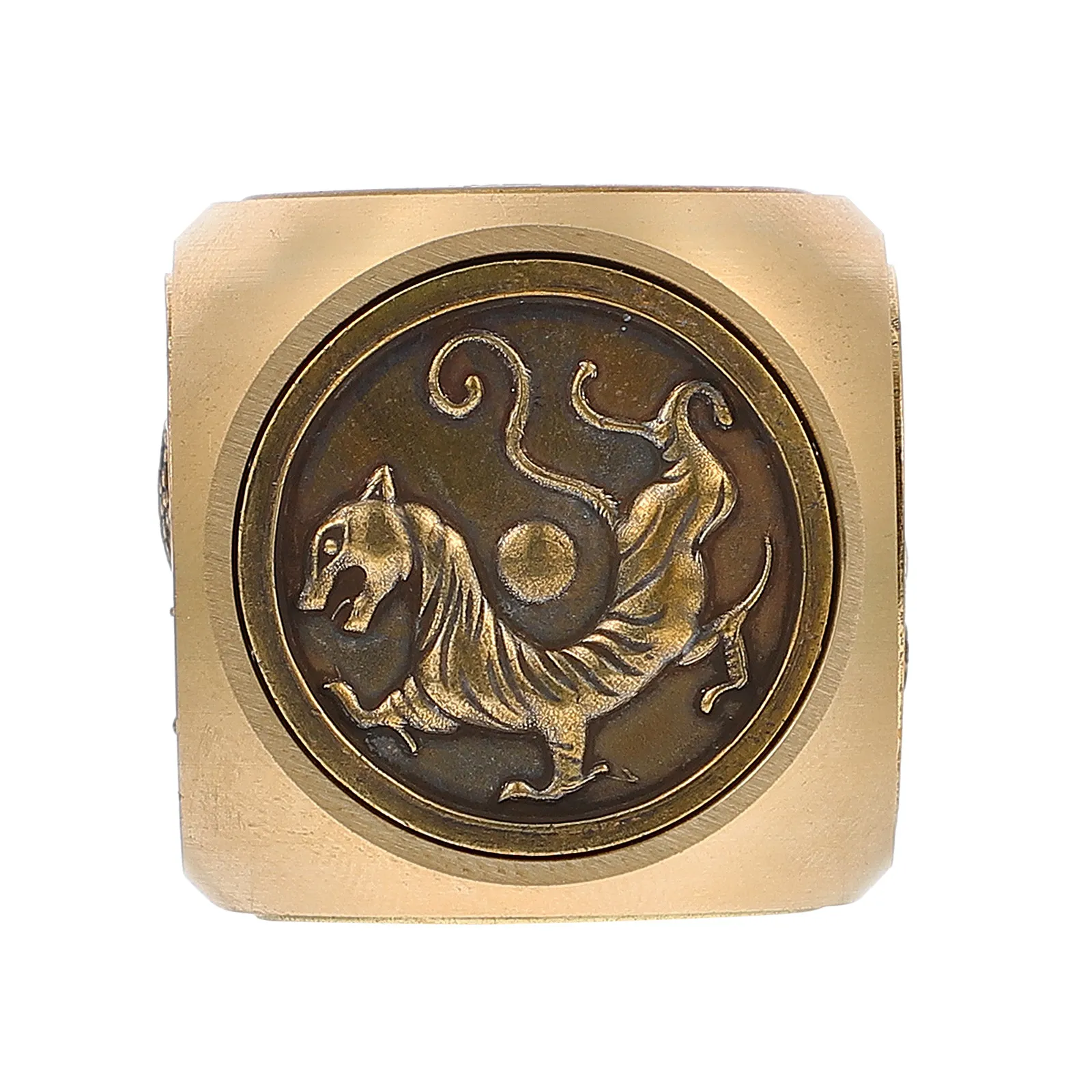 Brass Auspicious Ornament Premium Small Bronze Ware Desktop Decor Vintage Collection Adornment Brass Crafts