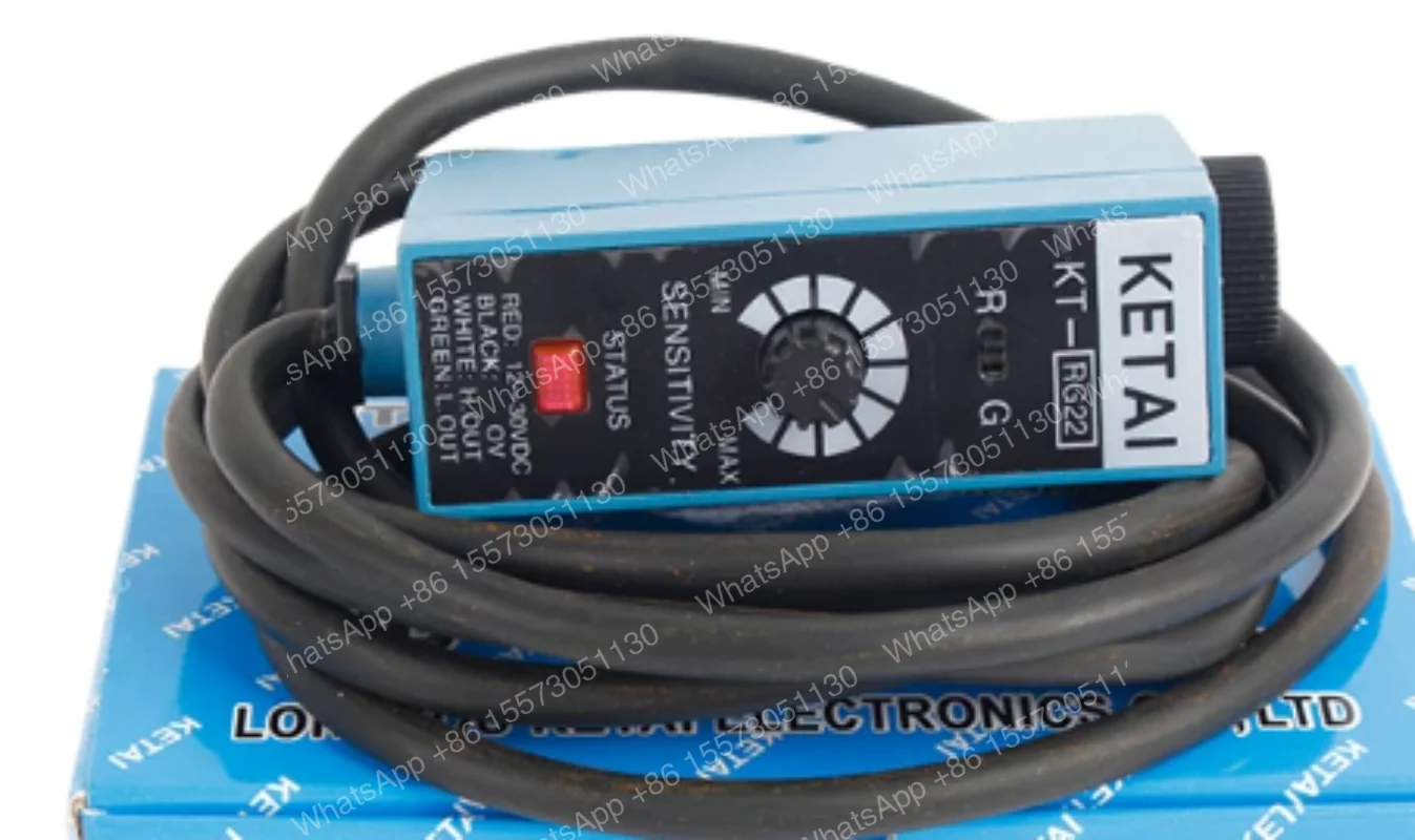 Color Mark Sensor KT-RG22 Deviation Correction Electric Eye Photoelectric  Red-green Light