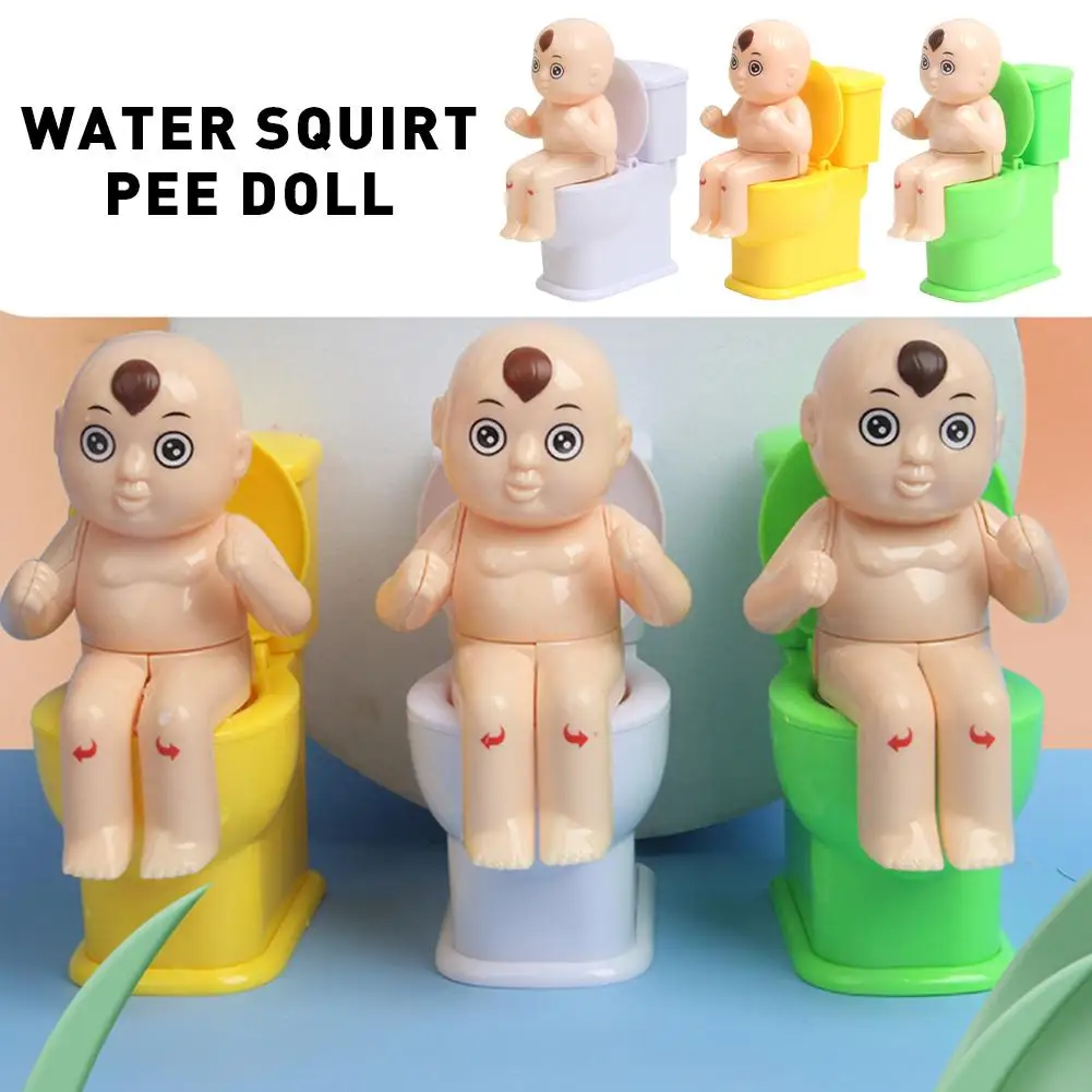Creative Water Squirt Pee Doll Squirt Joke Toy Toilet Pee Boy Water Spray Trick Funny Gag Toys Safe Interesting Birthday Gifts