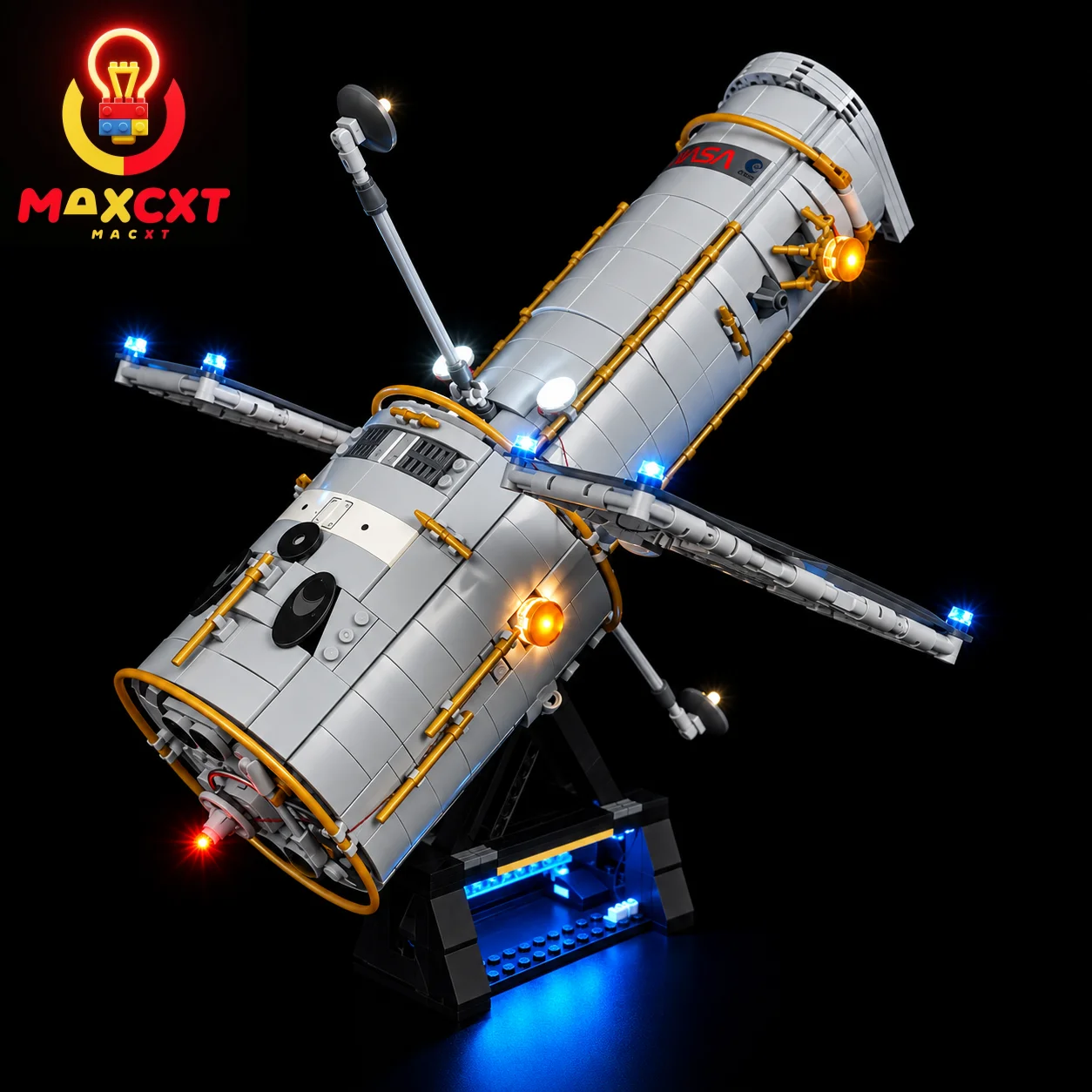 MAXCXT LED Light Set For LEGO 11382 Hubble Space Telescope DIY Decorative Lamp （Not Include Lego Building Blocks Set）