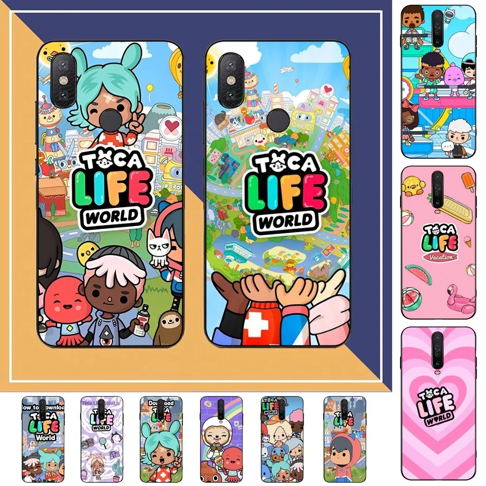 Toca Boca Toca Life World Phone Case For Redmi Note 4 X 5 A 6 7 8 T 9 9S 10 11 11S 11Epro Poco M3 pro