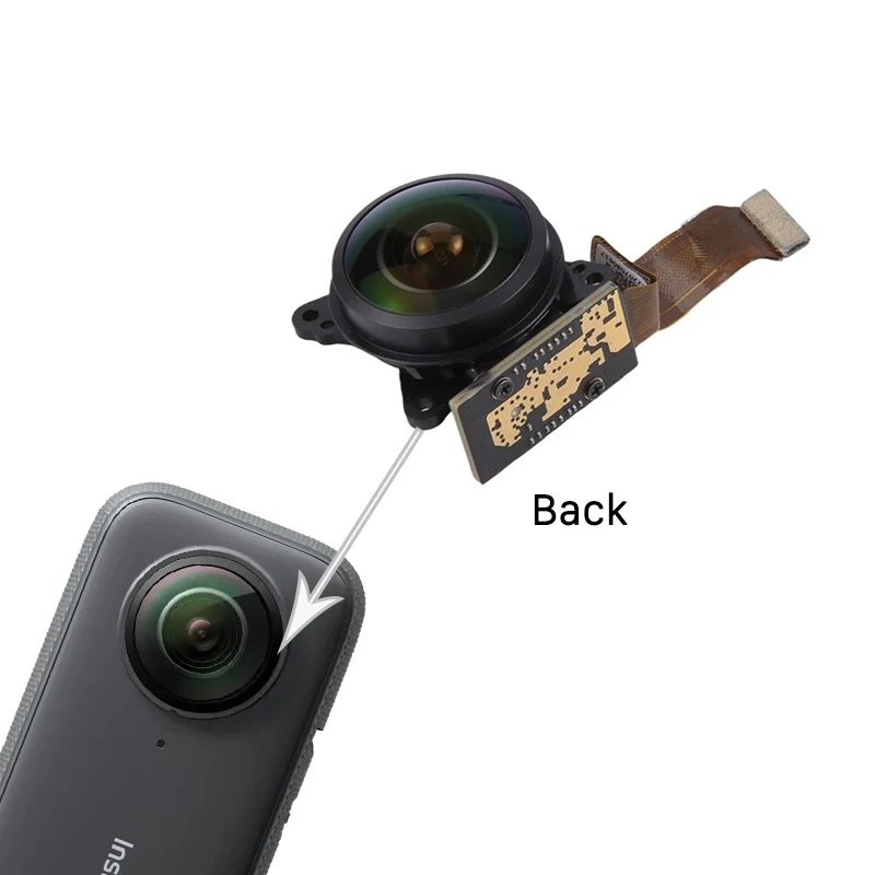 Lens For Insta360 X3 Front And Back Lens Module Assembly Replacement Parts Repair