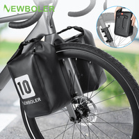 NEWBOLER 10L Electric Hunting Bike Bag Waterproof Bicycle Quick Release Fork Bag Electric Bike Bag Outdoor  Bicycle Front Bag
