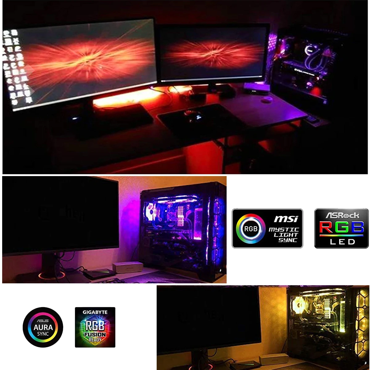 4ピンrgb-ヘッダDC12V 5050 ledストリップゲームライトrgb支線ためオーラ同期マザーボード制御pcコンピュータケース (+ 、g、r、b)